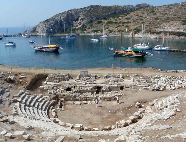 Yacht cruise to Cnidus Knidos